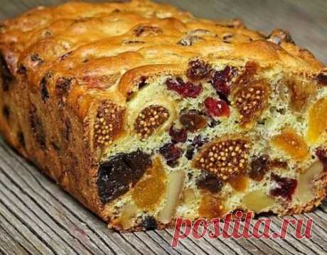Полезный и невероятно вкусный кекс из сухофруктов