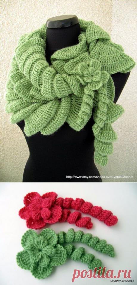 Спиральный чудо-шарф