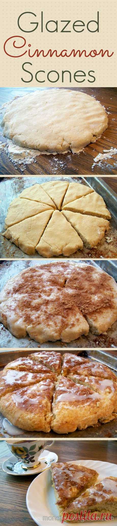 Глазированные  Булочки с  Корицей Рецепт