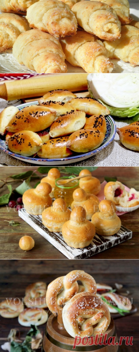 Рогалики из творога - самые вкусные рецепты теста и начинки для домашней выпечки