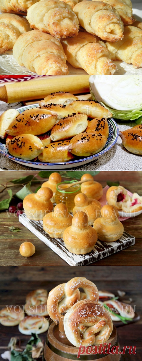 Рогалики из творога - самые вкусные рецепты теста и начинки для домашней выпечки