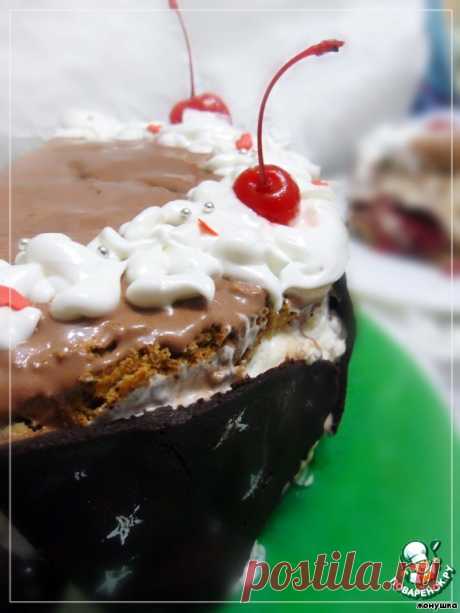 Торт  Вишневая ночь Кулинарный рецепт