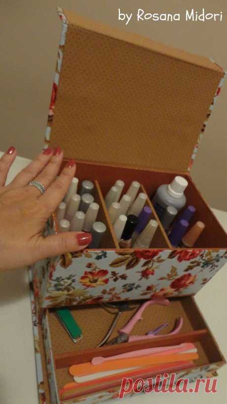 Caixa de esmaltes em cartonagem aberta | Flickr - Photo Sharing!