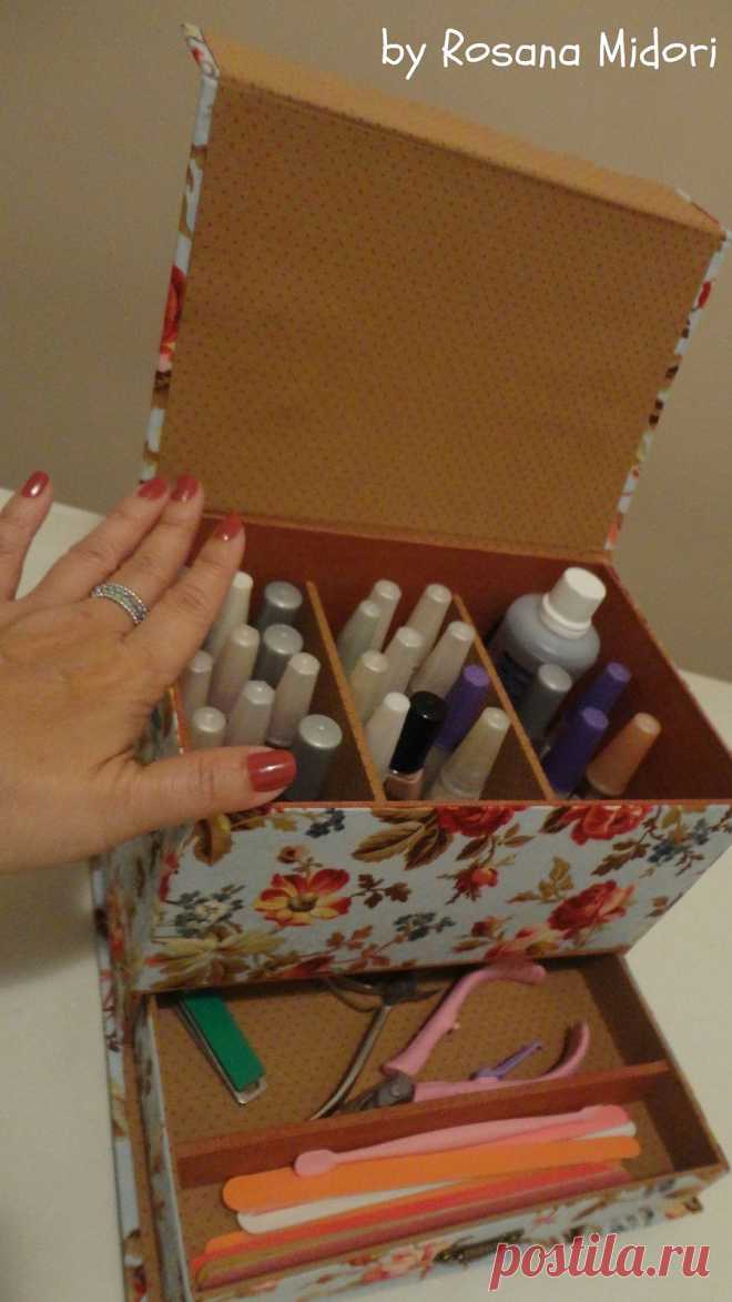 Caixa de esmaltes em cartonagem aberta | Flickr - Photo Sharing!