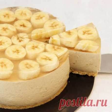Банановый чизкейк без выпечки