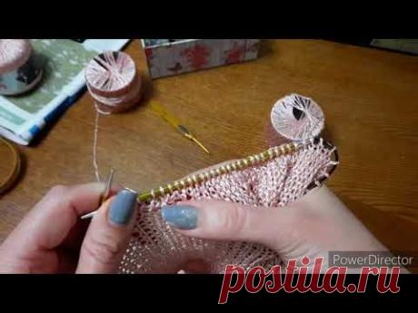 Новогодний наряд//Процесс "Заснеженный лотос" готов//Пряжи хватило!// поэтапный мастер-класс