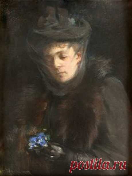 Alf Wallander (Swedish, 1862-1914) - In Grief, 1892