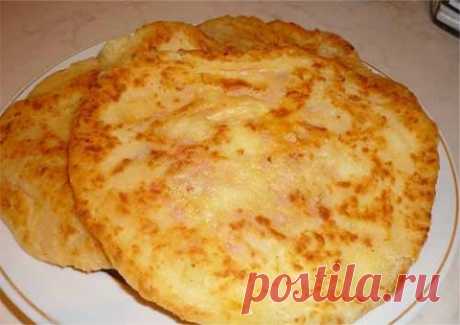 Быстрые сырные лепешки