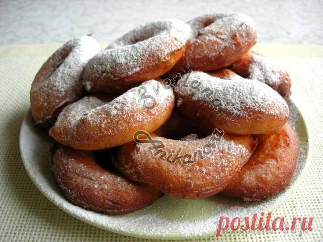 Пончики в ложке (без раскатывания теста)