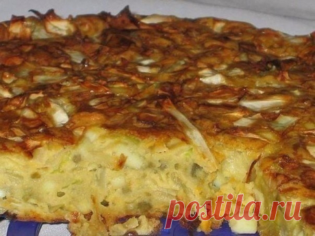 Капустная шарлотка.
