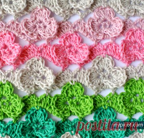 Узор крючком от MyPicot.