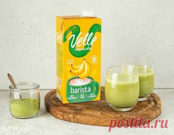 Как приготовить Матча латте на банановом молоке Пошаговый рецепт с ингредиентами и фото
