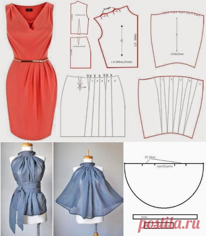 ВЫКРОЙКИ ЖЕНСКОЙ ОДЕЖДЫ.