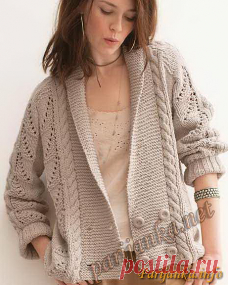 ЖАКЕТ (Ж) 14*69 PHILDAR №2540 от сайта Парижанка