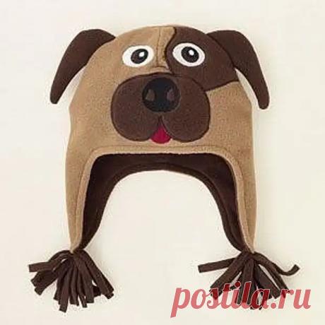 Идеи детских шапочек из флиса