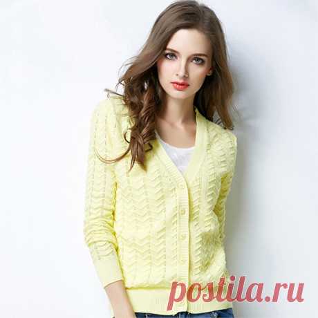 2015-Autumn-Winter-Candy-Color-Cardigan-Women-font-b-Sweater-b-font-Long-Sleeve-V-Neck.jpg (1024×1024)