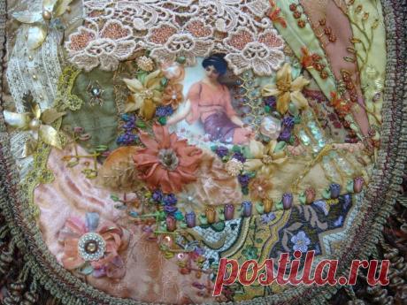 ВИНТАЖНОЕ КРЕЙЗИ-КВИЛТОВСКОЕ....