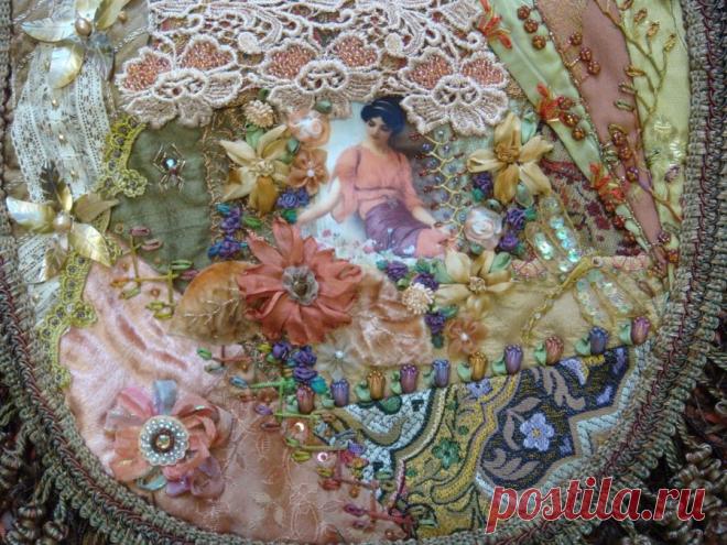 ВИНТАЖНОЕ КРЕЙЗИ-КВИЛТОВСКОЕ....