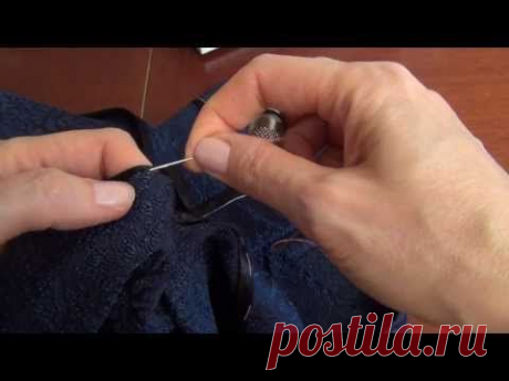Как подшить низ платья разными способами - YouTube