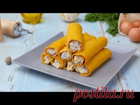 МОРКОВНЫЕ БЛИНЫ С КУРИЦЕЙ