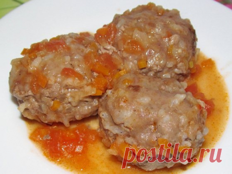 Ёжики из фарша с рисом