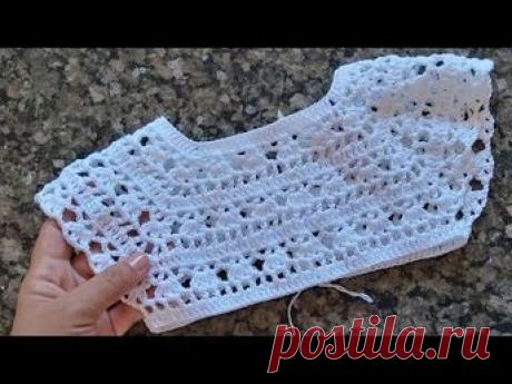 PALA DE CROCHE PARA VESTIDOS (até 5 meses)