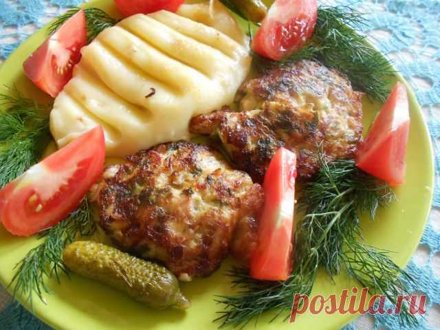 Куриные оладьи