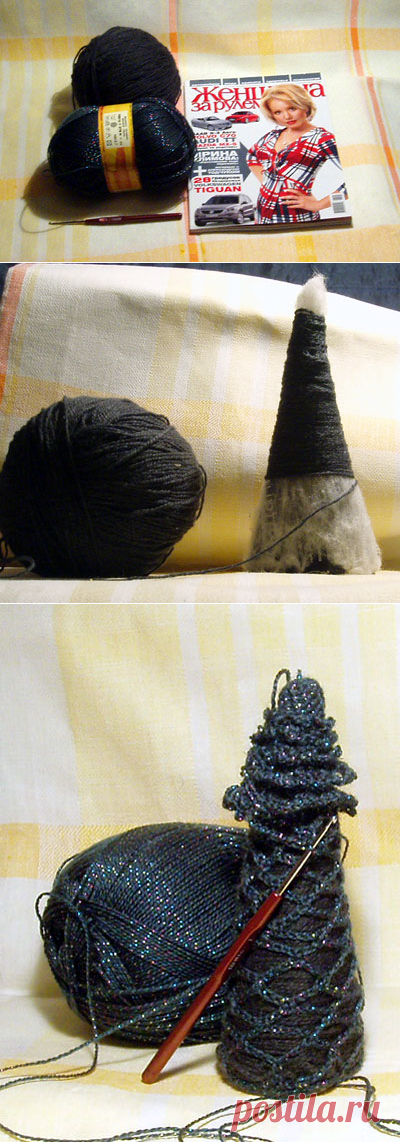 Вязаная ёлка - Мастер-класс