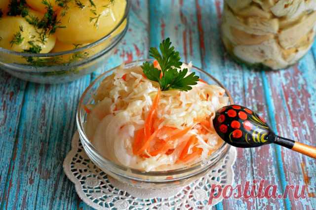 Квашеная капуста без уксуса рецепт с фото пошагово - 1000.menu