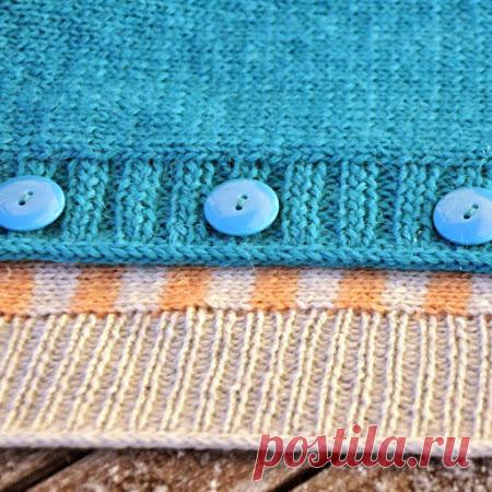 Закрытие и обработка петель краев и планок техникой "i-cord"