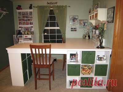 DO IT YOURSELF WHITE CRAFT DESK