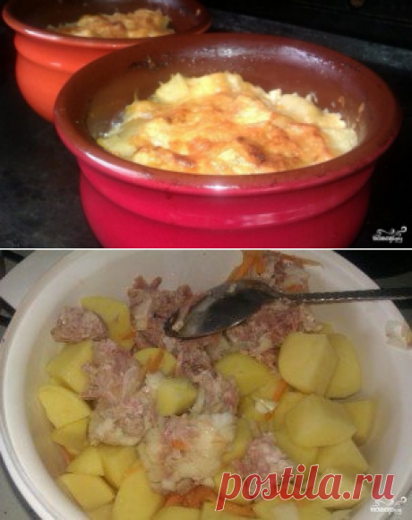 Картофель с тушенкой - пошаговый рецепт с фото на Повар.ру