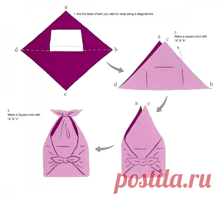 Как из платка сделать сумочку