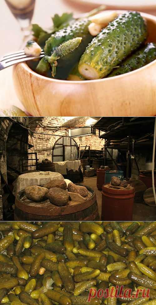 Засолка огурцов в бочках (основной рецепт)