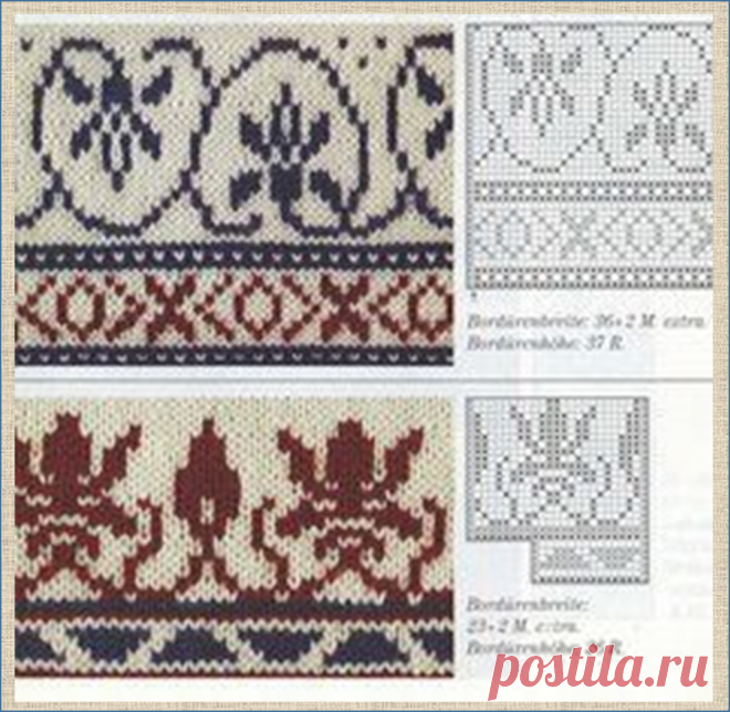 Прынцесса? Нет! Королевна! - жаккардовые модели со схемами - копим схемы - выпуск № 33 | Мне интересно и мой жаккард | Дзен