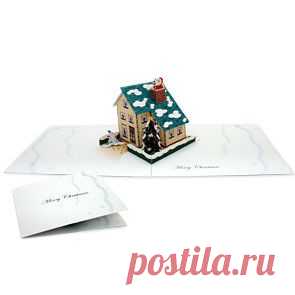 Всплывающие Card (Рождество дом) - Рождество - Craft карты - Подарочные & Card - Canon CREATIVE PARK