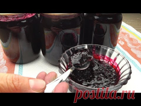 Джем из черной смородины с апельсином | Blackcurrant jam with orange
