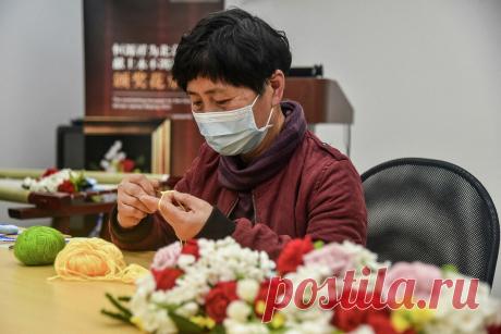 Вязаные букеты на Олимпиаде | Татьяна Лещенко | Яндекс Дзен