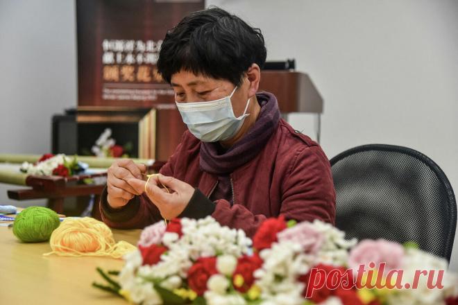 Вязаные букеты на Олимпиаде | Татьяна Лещенко | Яндекс Дзен