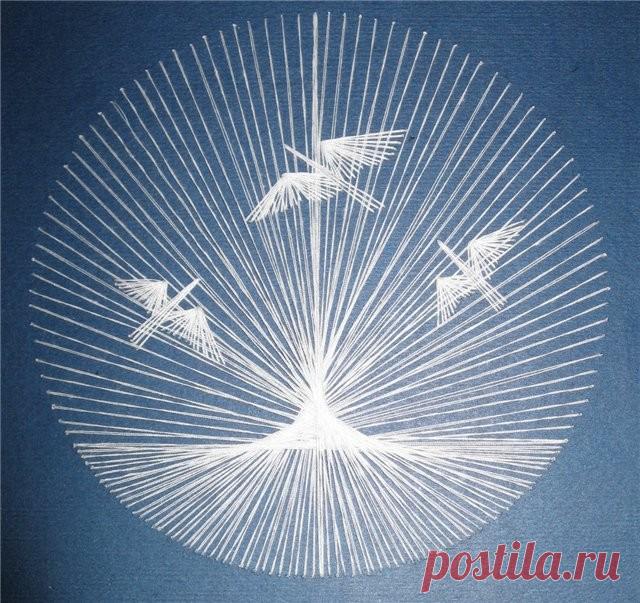 Вышивка изонитью: животные