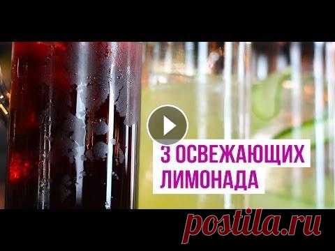 Готовим 3 освежающих лимонада #готовим #лимонад...