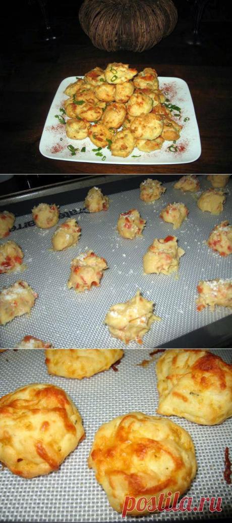 Нехлопотная закуска из заварного теста - Вкусные рецепты