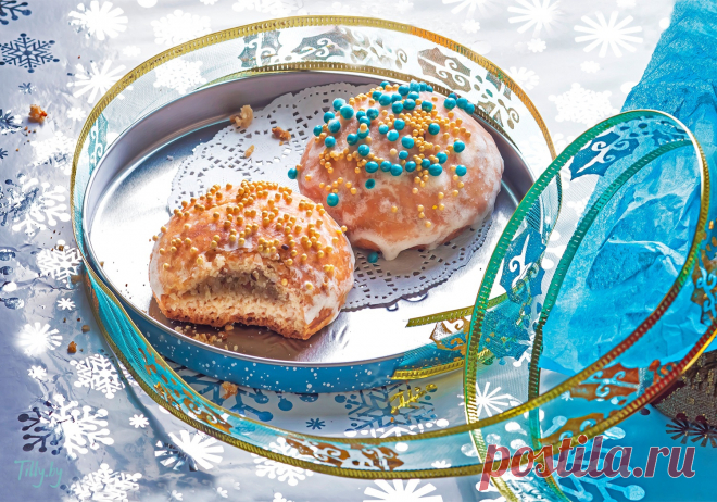 Австрийские рождественские пряники с начинкой Gefüllter Lebkuchen
