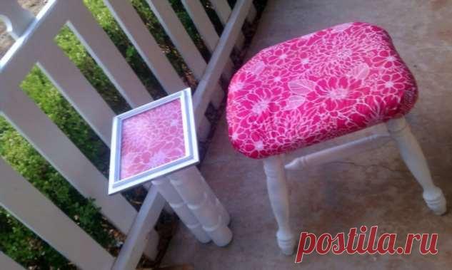 Поделки для интерьера: столик из банок и кашпо из ниток . Милая Я