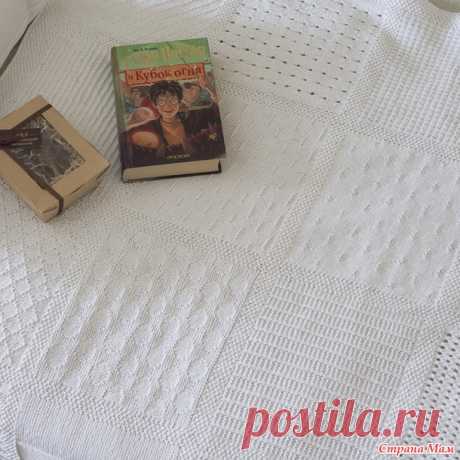 Плед спицами для новорожденного по мотивам пледа *Wee Baby Blocks* - Вязание - Страна Мам