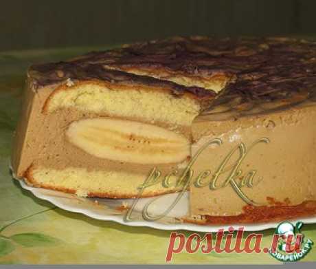 Сливочно-кофейный торт с бананами - кулинарный рецепт