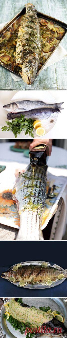 Запеченный лосось в духовке целиком | Рецепты Джейми Оливера