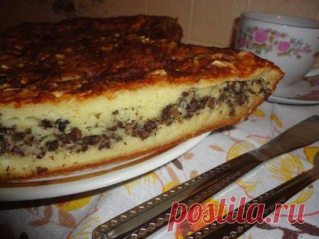 Пирог "Проще некуда!".
Рецепт очень простой! 
Но вкус пирога изумительный! Советую приготовить всем.