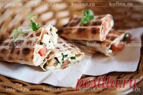 Рулеты из лаваша с сыром – рецепт приготовления с фото от Kulina.Ru