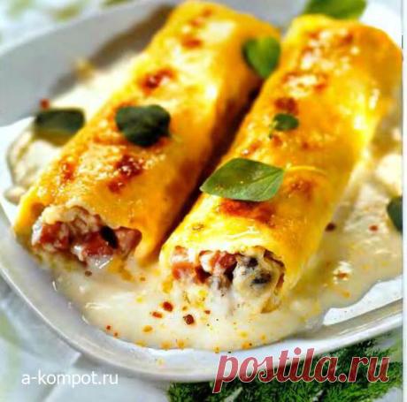 Каннеллони с овощами. | А компот?!